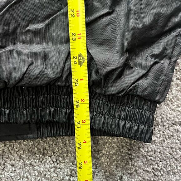 Vintage 90s Pittsburgh Steelers Full Zip Puffer Parka Jacket Big Logo Size M - Picture 7 of 7